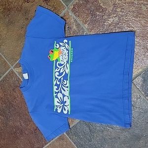 Vintage Rainforest Cafe frog Chicago graphic Tshit nice colorway